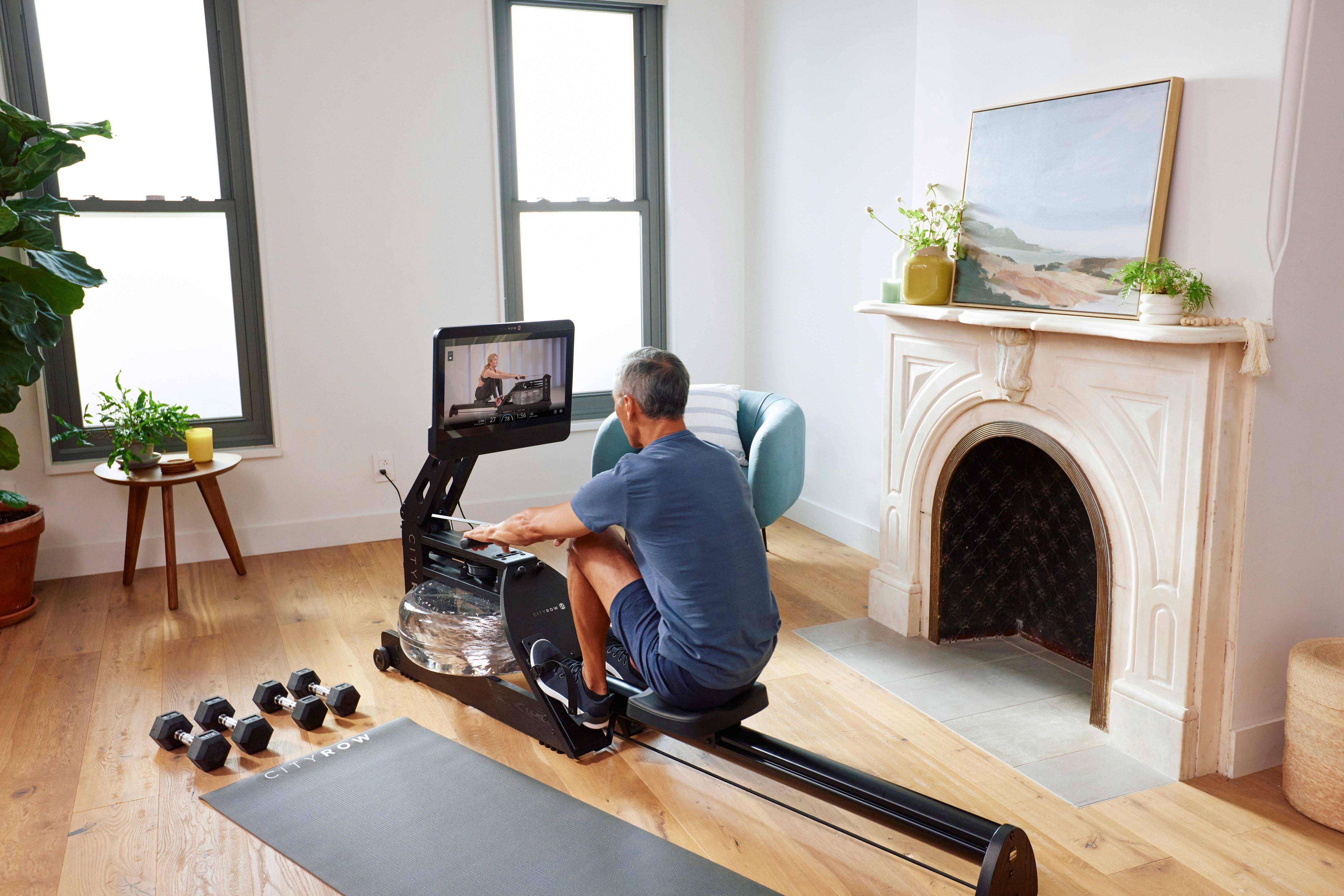 WaterRower HYBRID CityRow Connect CLUB Rowing Machine