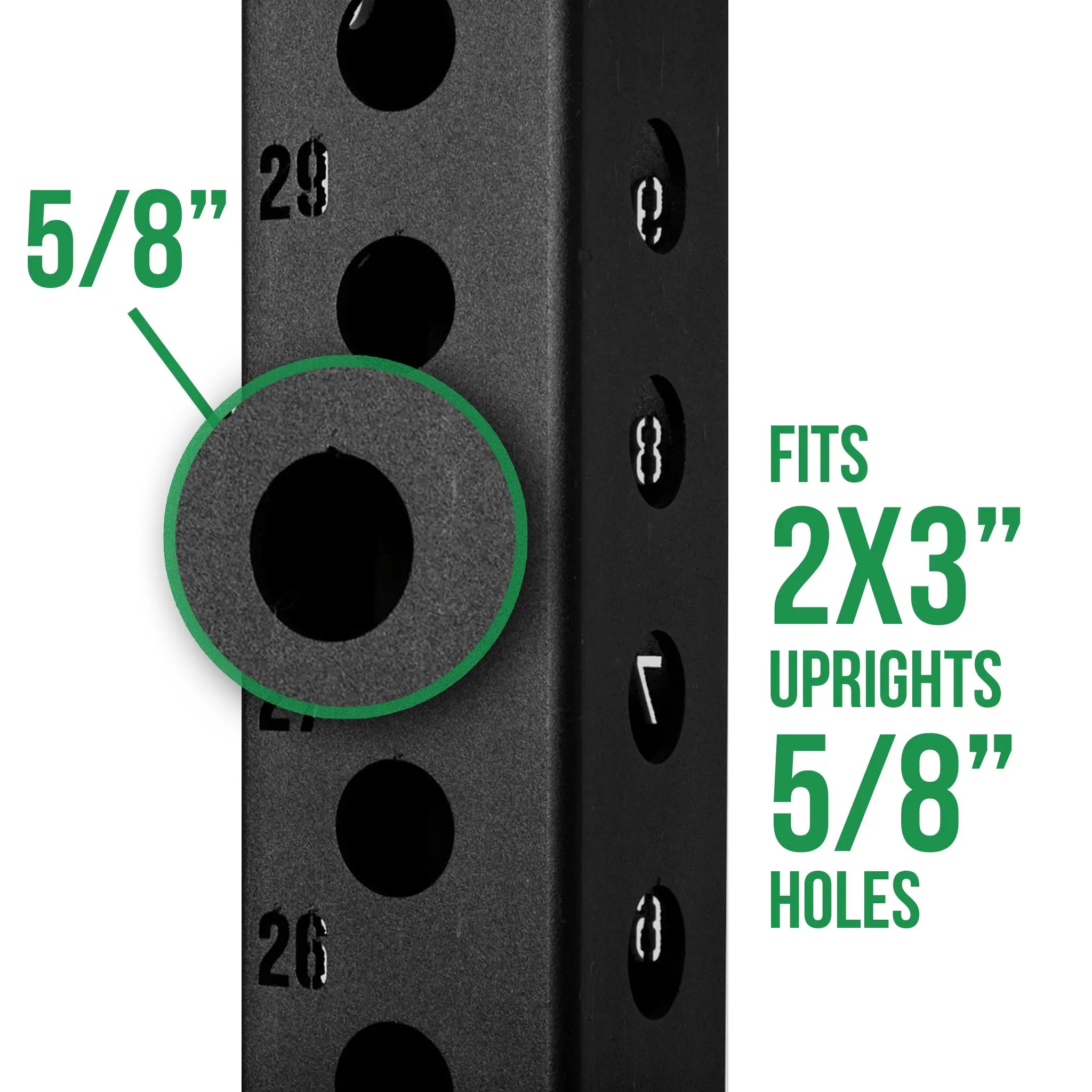 2x3 Safety Spotter Arms