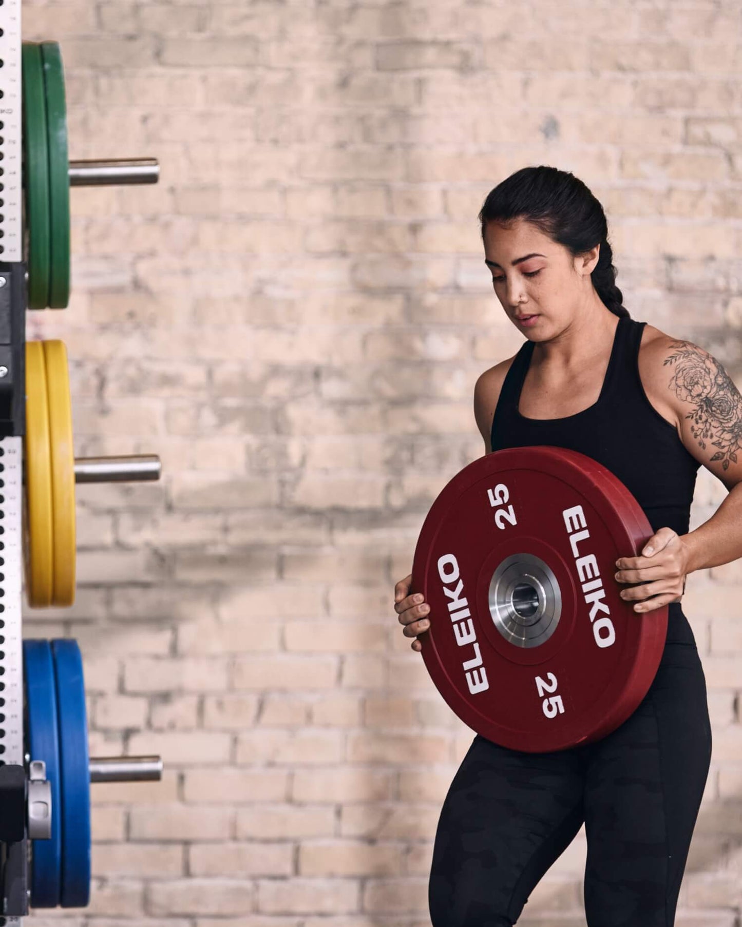 Sport Training Plate, 25 kg, coloured