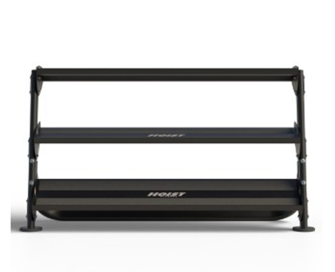 Hoist Fitness 60" Horizontal Dumbbell Rack HF 5461-60 - New Matte Black Color
