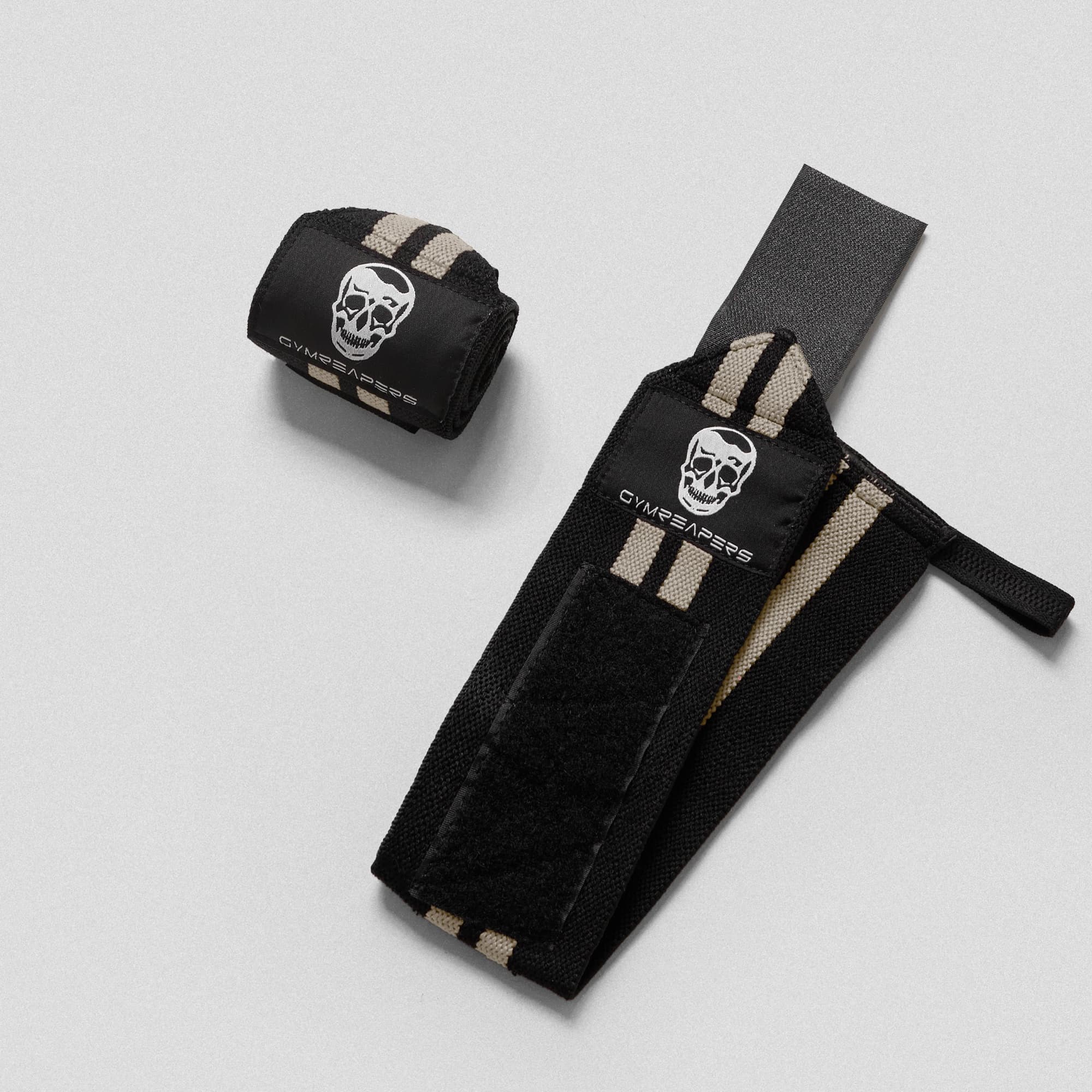 Wrist Wraps - 18" Weightlifting Wrist Support - Desert Sand