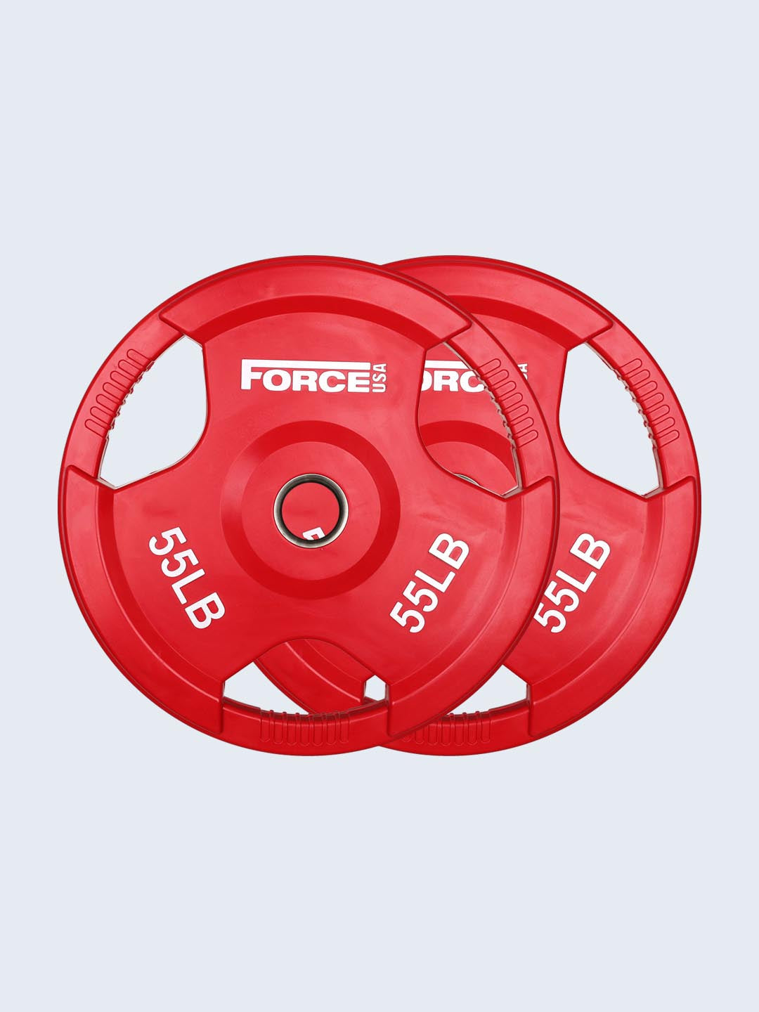 Force USA Color Rubber Coated Olympic Weight Plates - LB