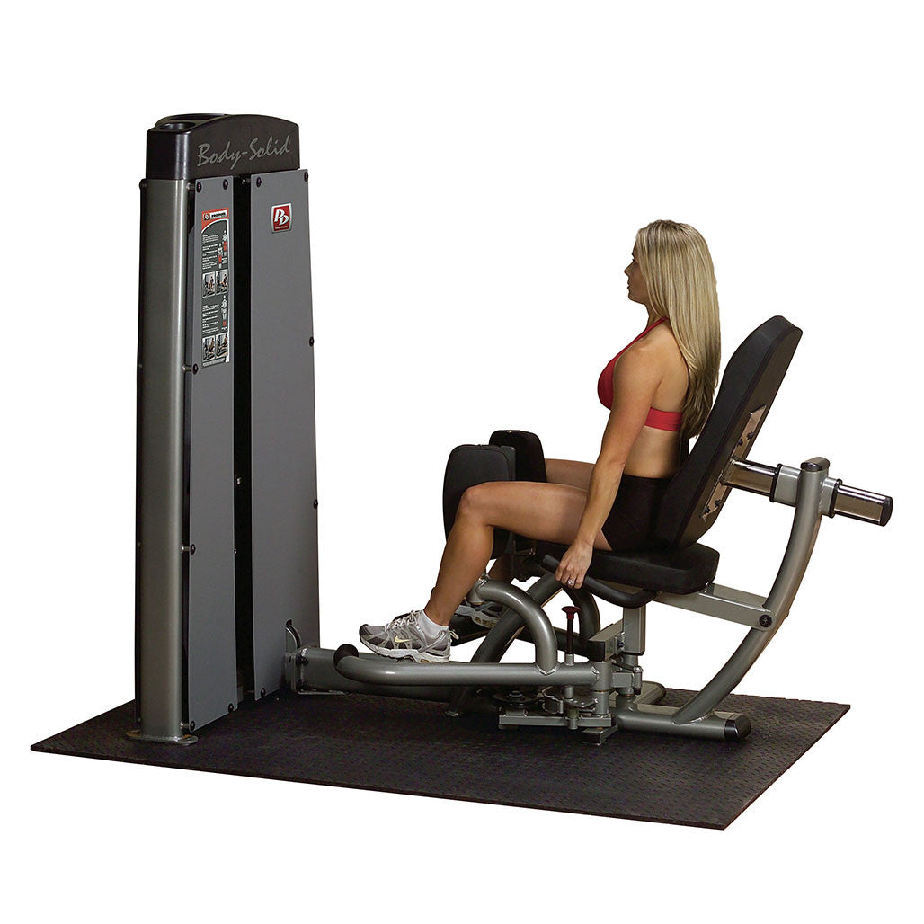 Body-Solid ProDual Inner Outer Thigh Machine with Weight Stack