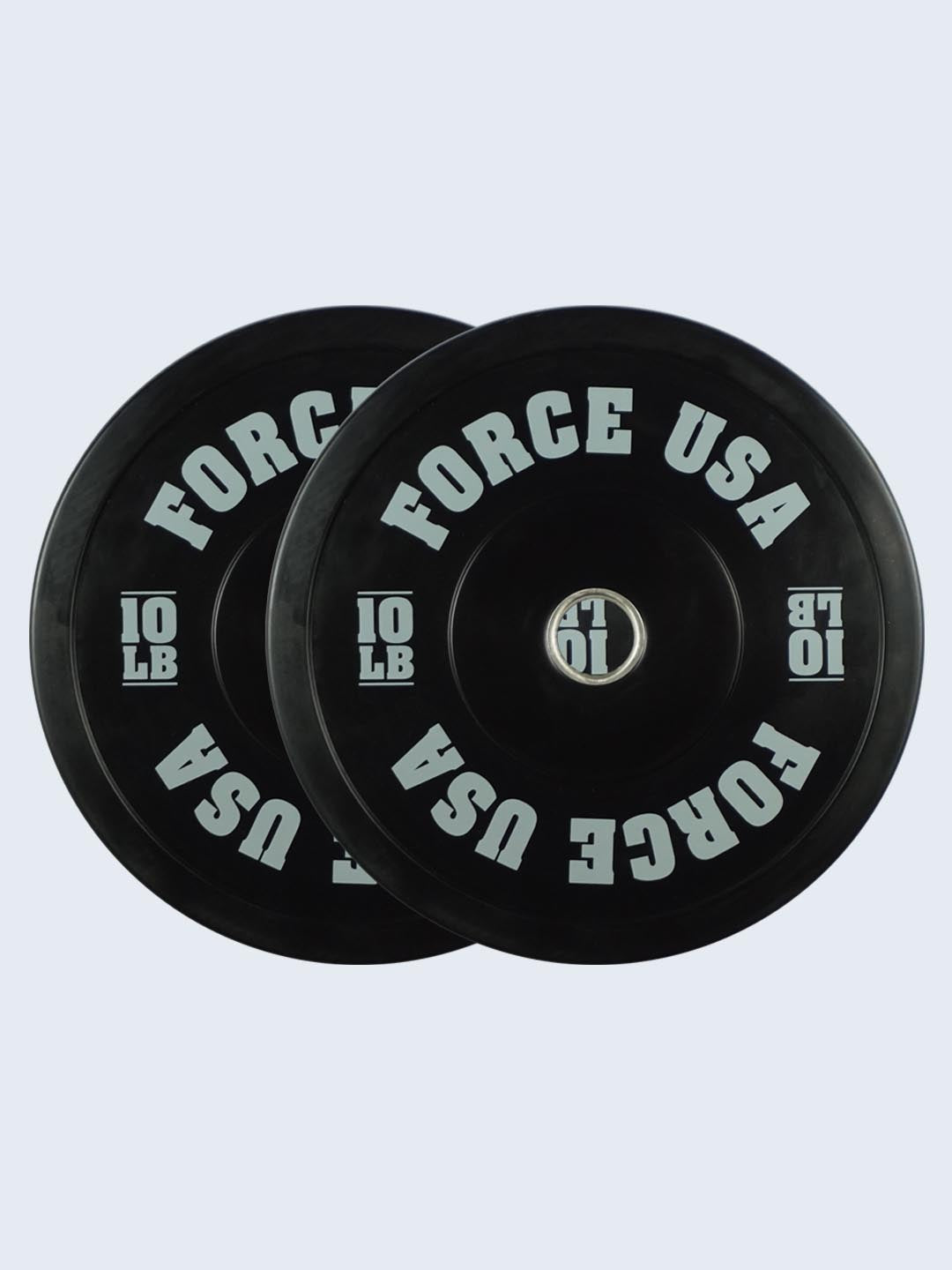 Force USA Pro Grade Colored Bumper Plates (LBS)
