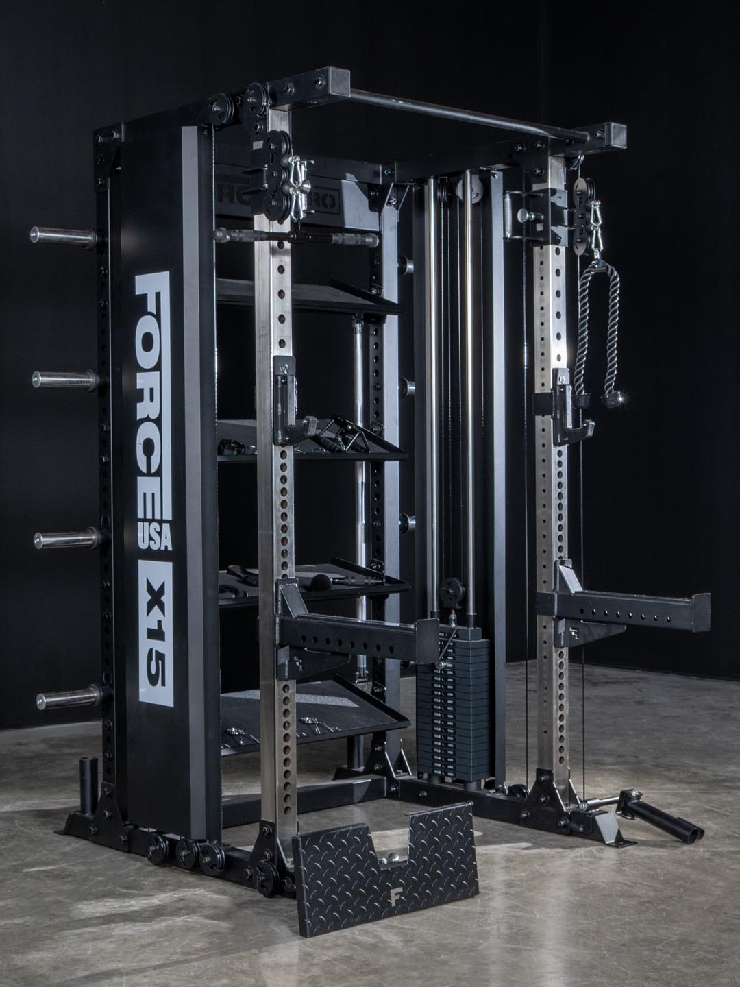 X15 Pro Functional Trainer Half Rack