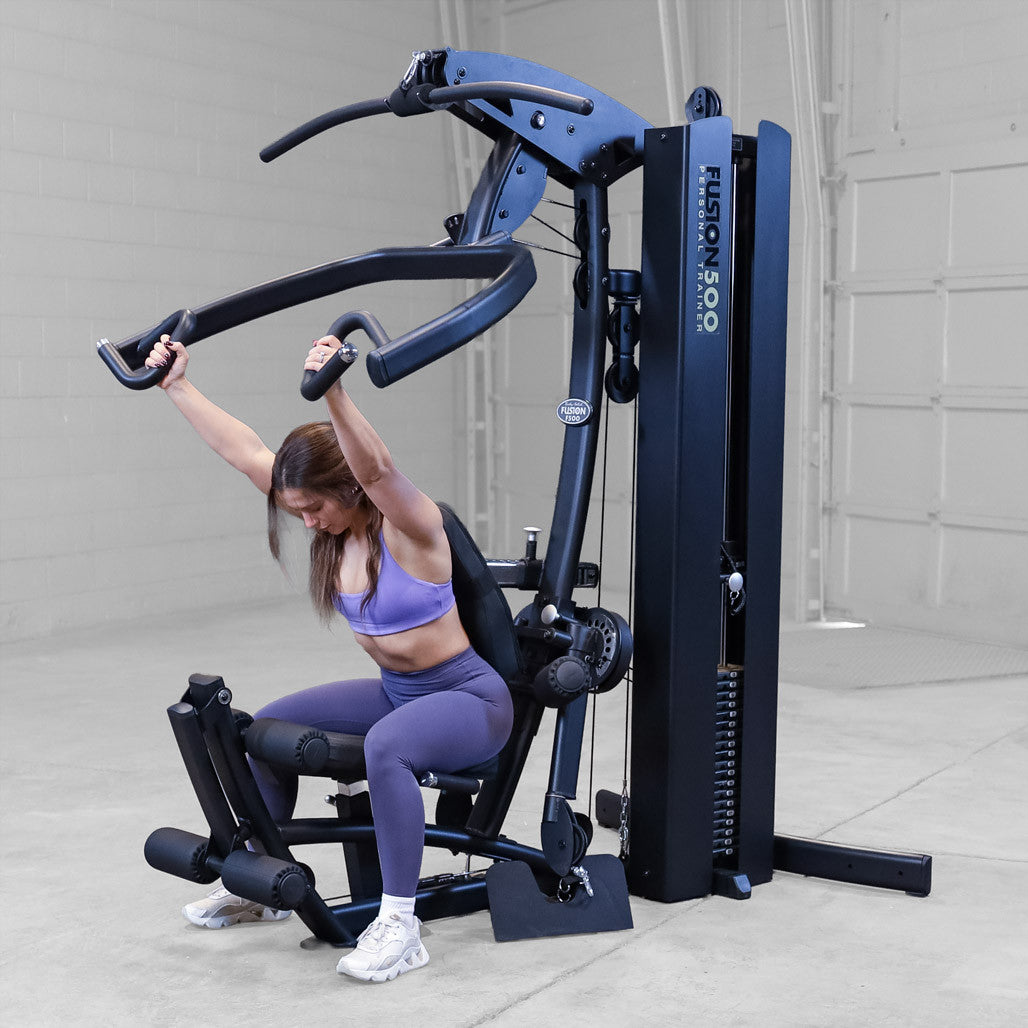 Body-Solid FUSION 500 Personal Trainer Gym with Functional Trainer Arms