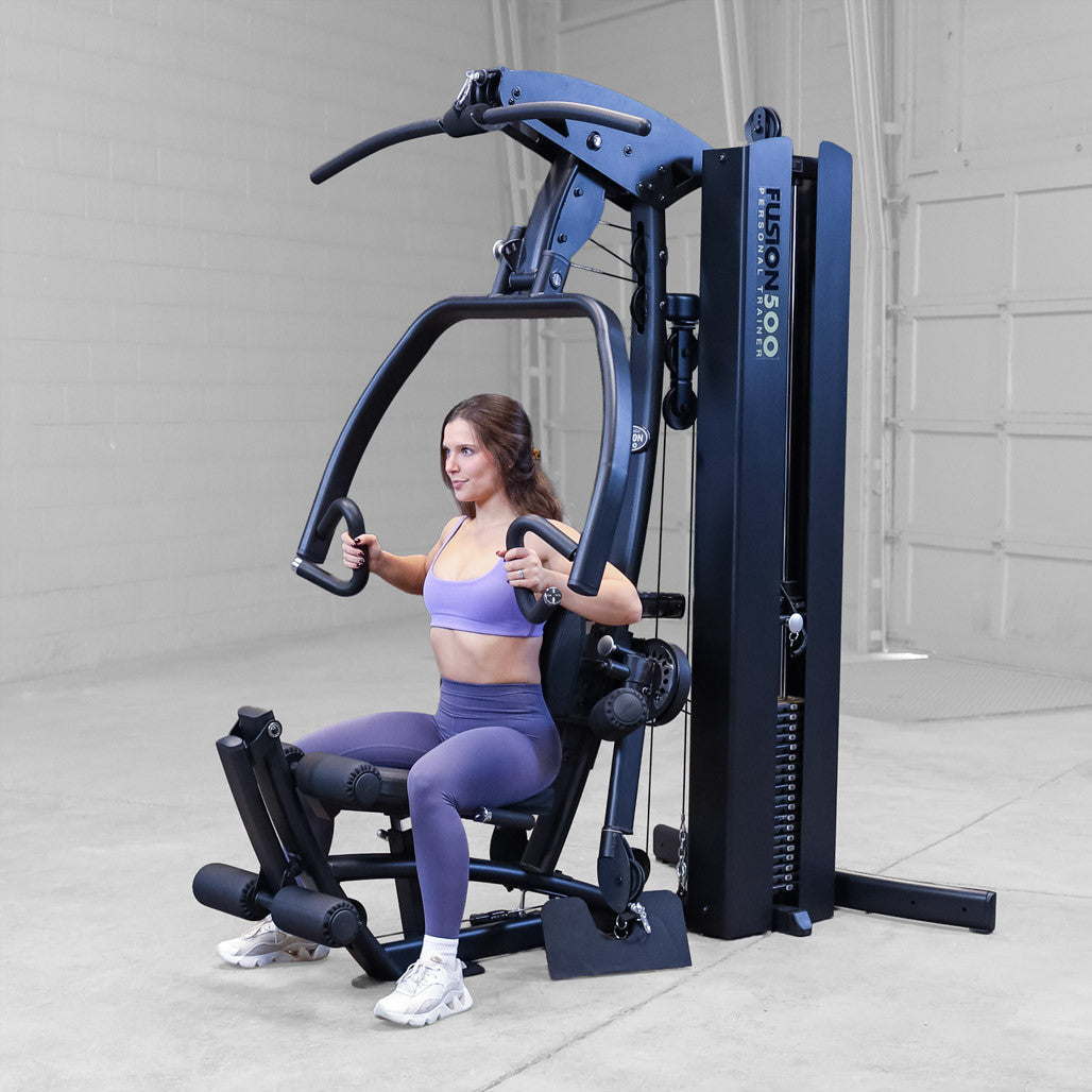 Body-Solid FUSION 500 Personal Trainer Gym with Functional Trainer Arms