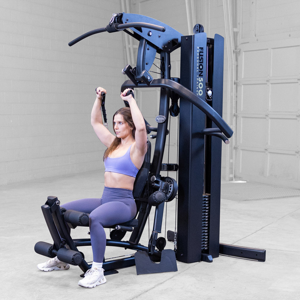 Body-Solid FUSION 500 Personal Trainer Gym with Functional Trainer Arms