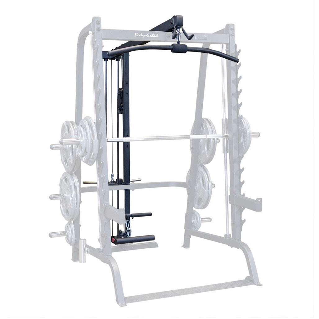 Body-Solid Series 7 Smith Machine Lat Attachment, Plate Load