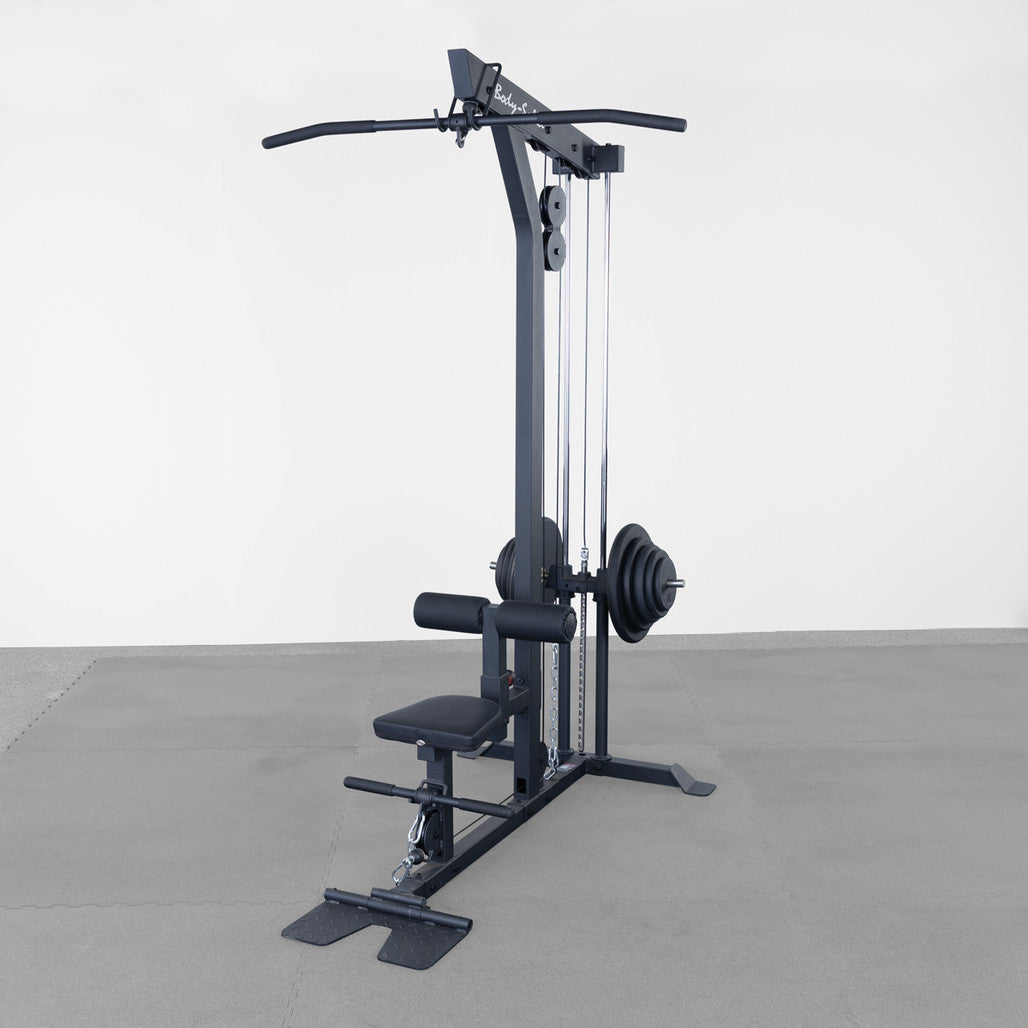 Body-Solid Lat Machine with Weight Stack