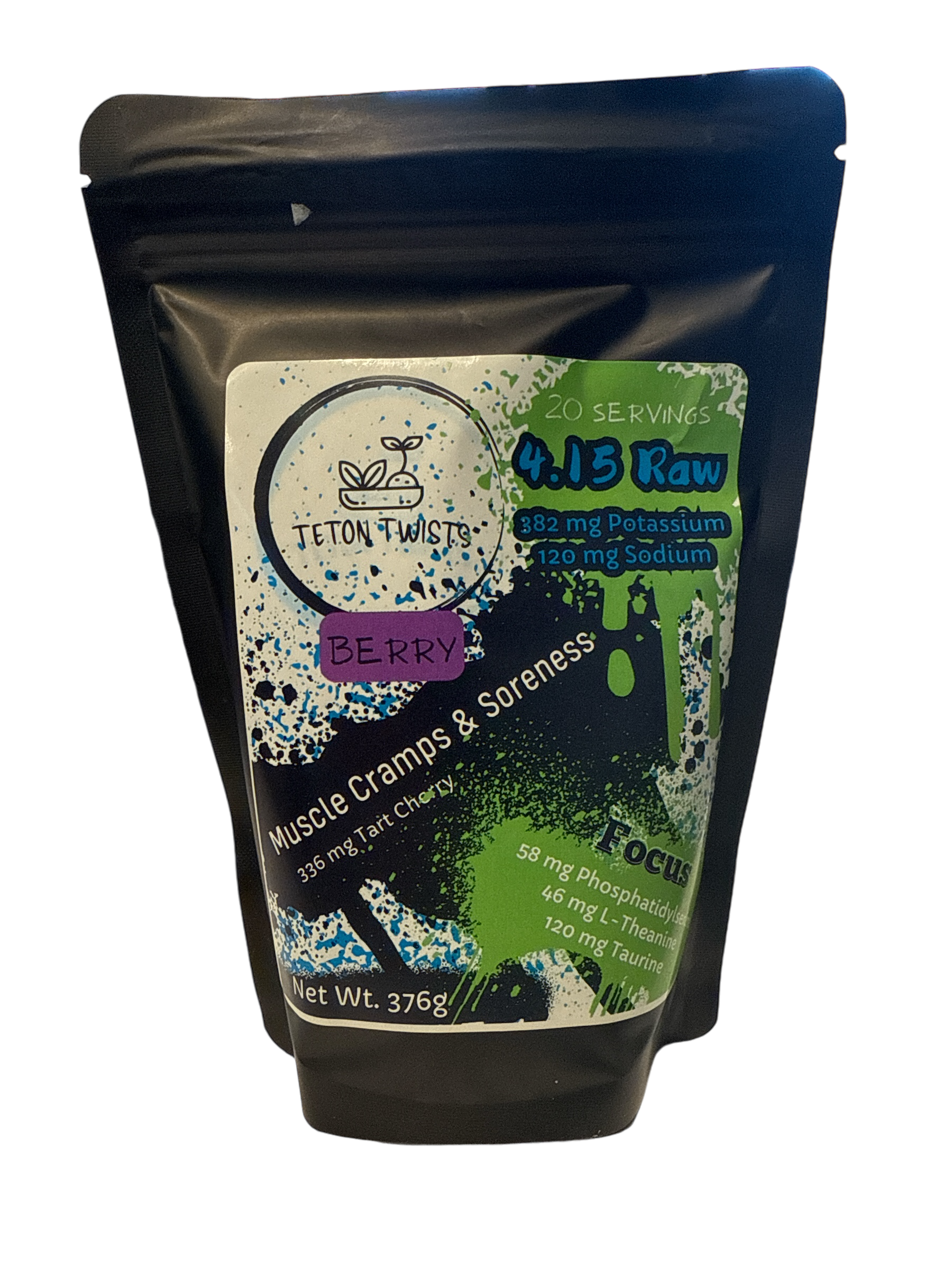 Mezcla de bebida electrolítica salina Teton Twist