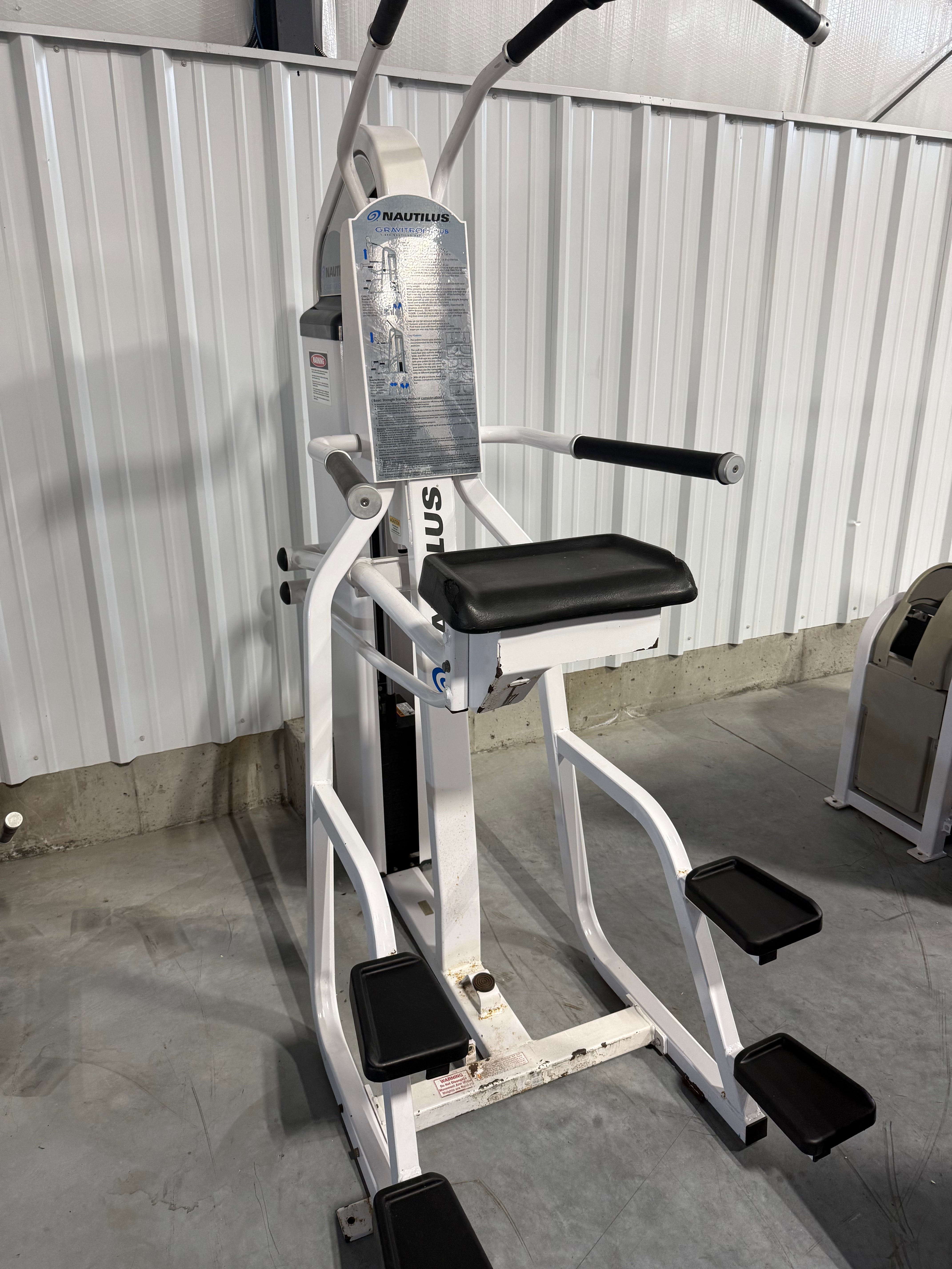 Used Nautilus Nitro Gravitron Assisted Dip/Chin Pull Up Machine