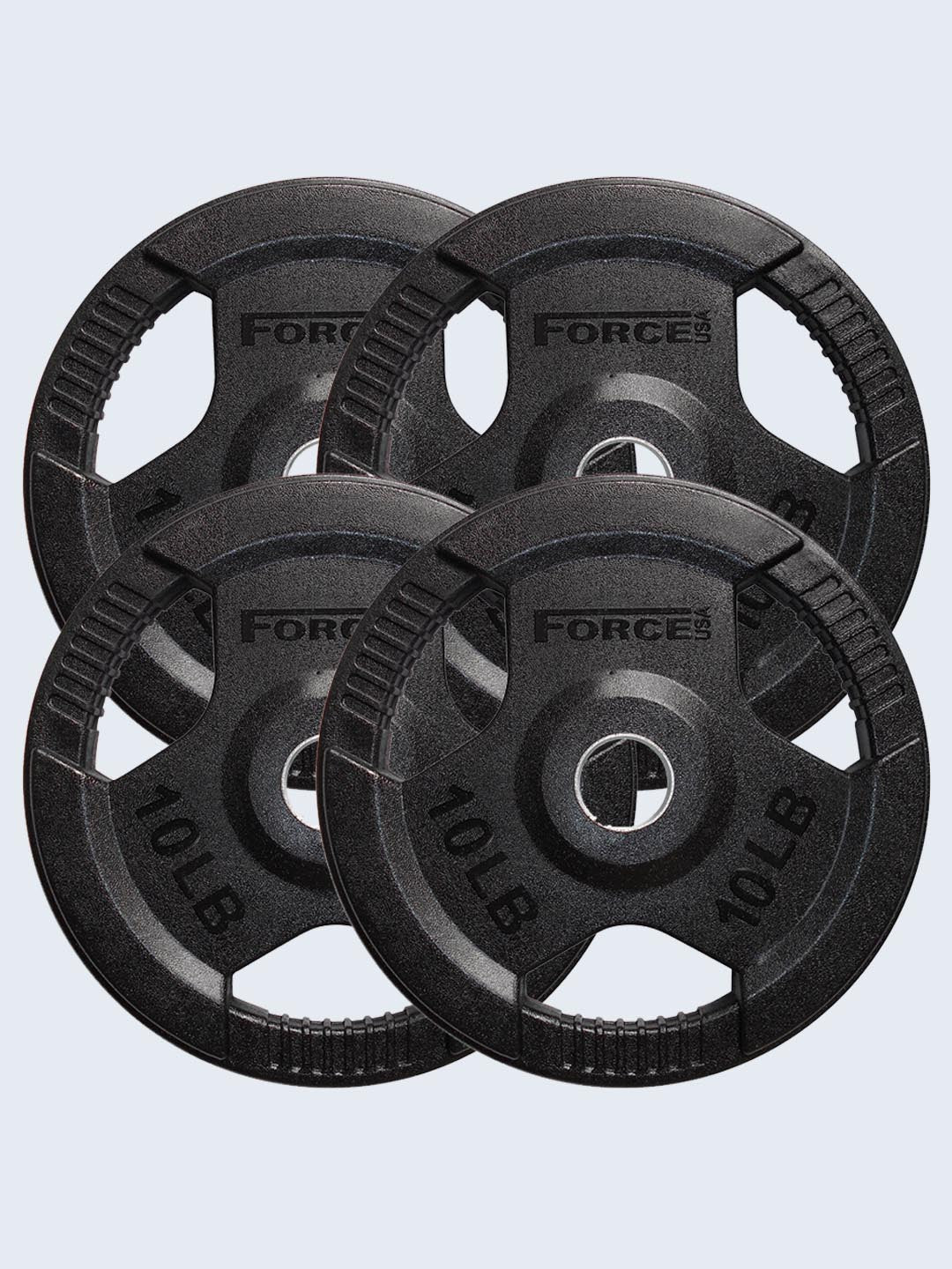 Force USA Rubber Coated Olympic Weight Plates - LB