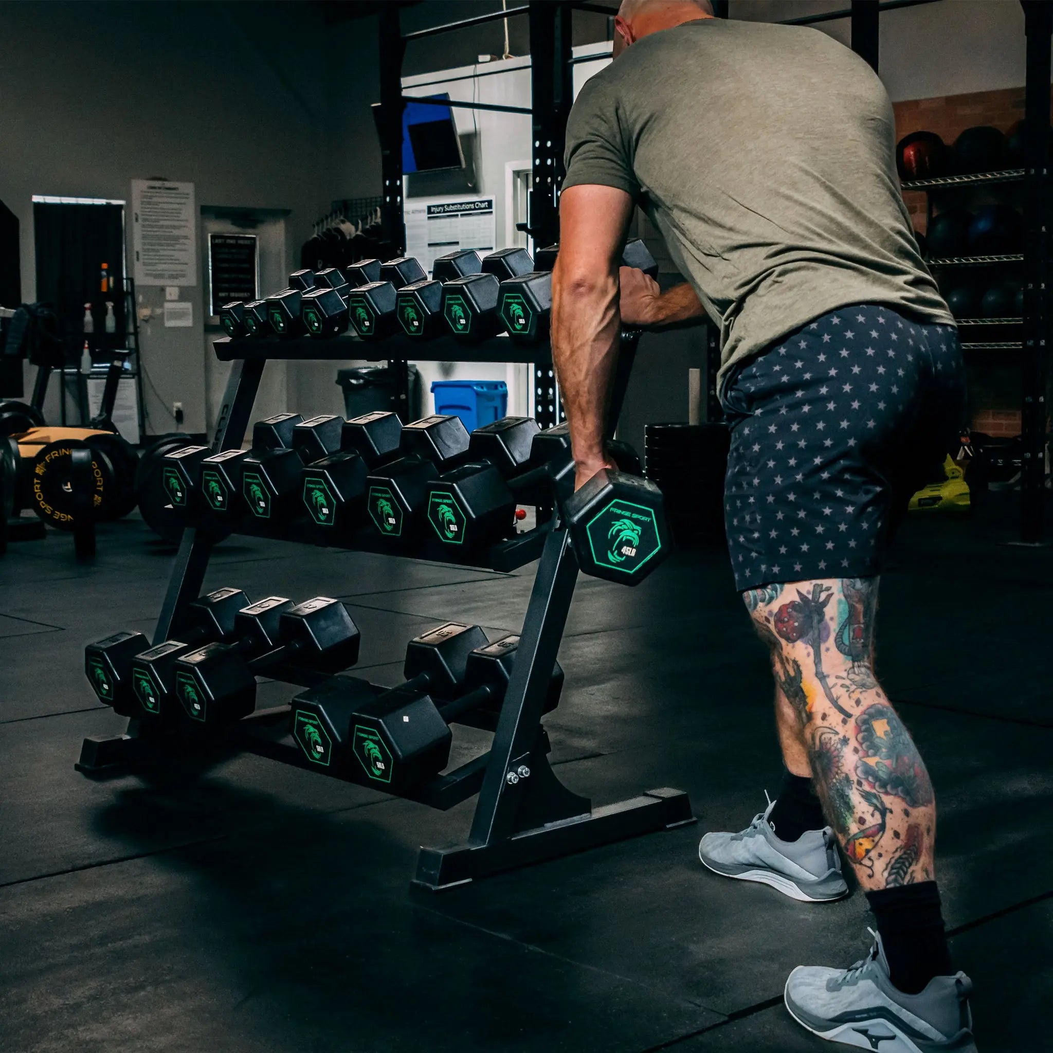 Silverback Rubber Coated Dumbbells