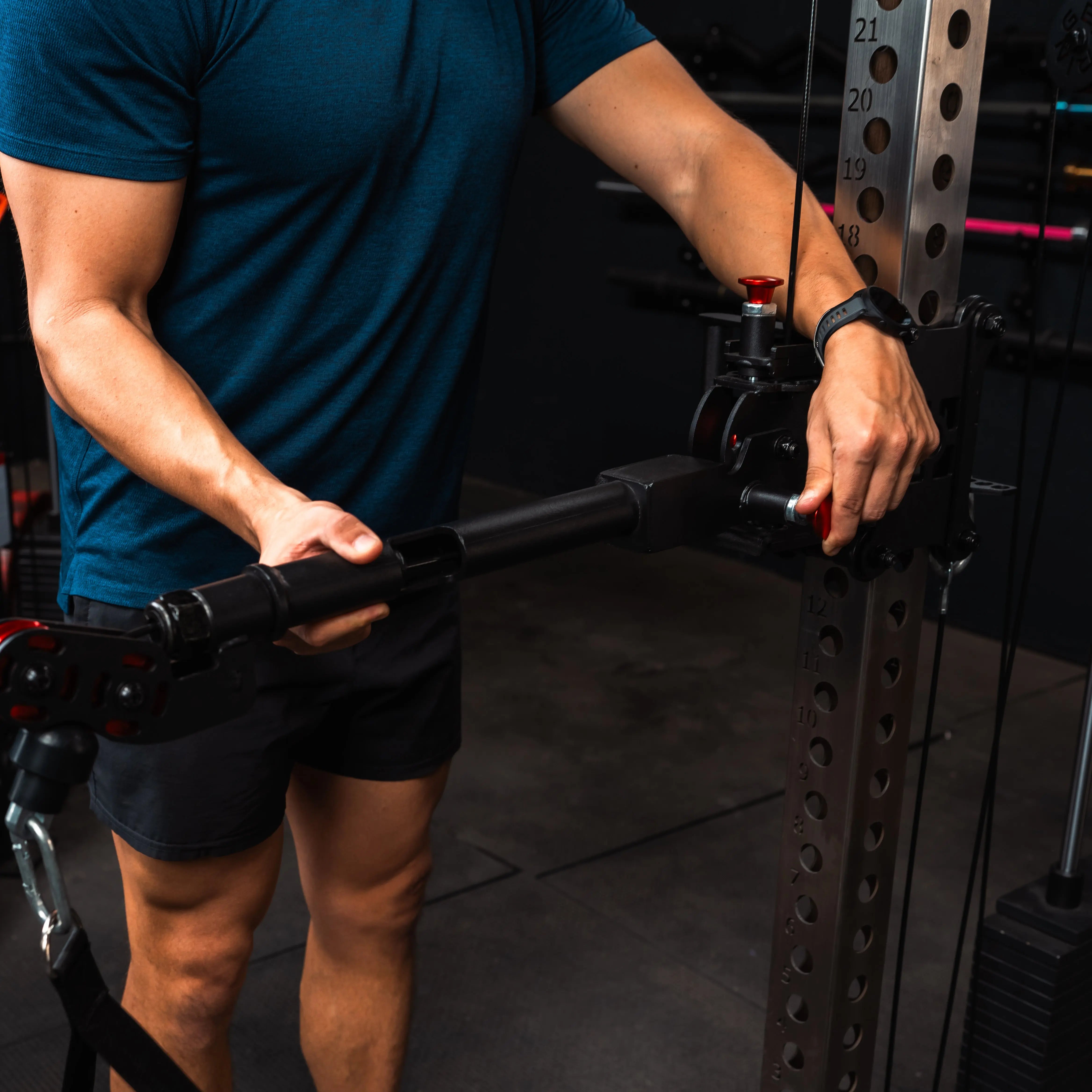 Gibbon Arms Cable Crossover Rack Attachment