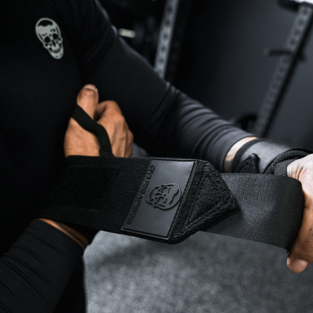 Wrist Wraps - 18" Weightlifting Wrist Support - Blue