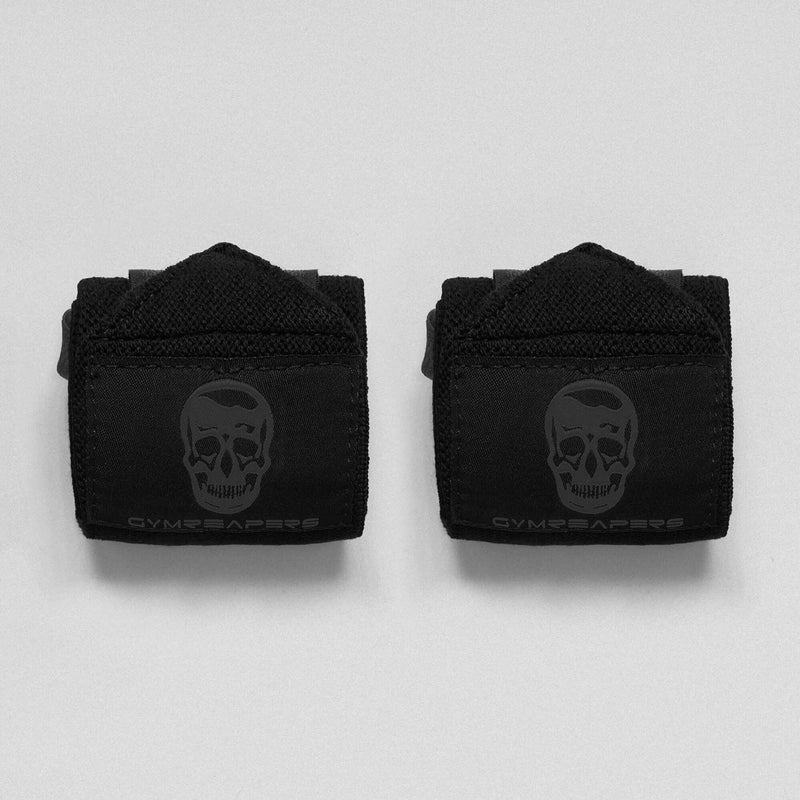 18" Wrist Wraps - Black/Black