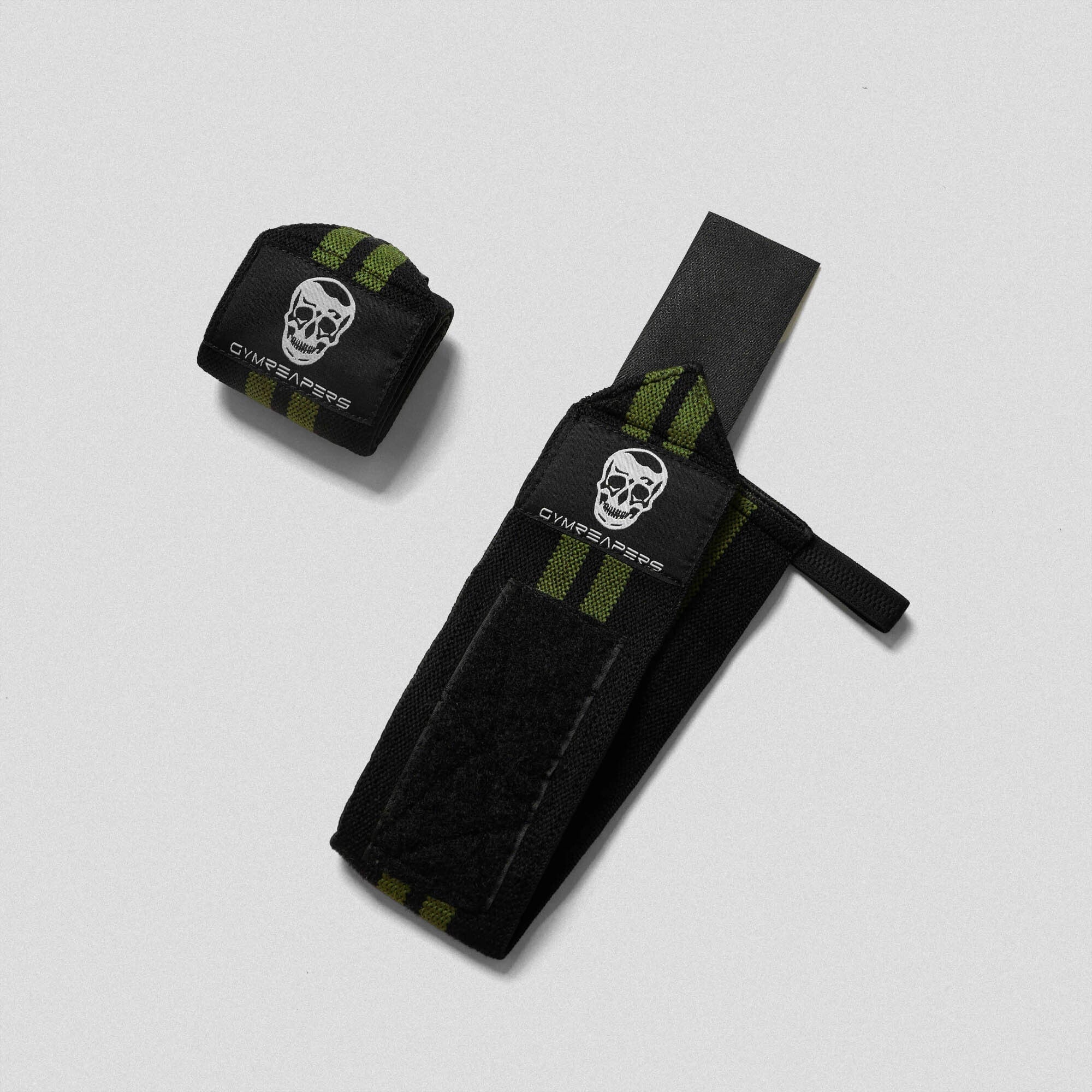 Wrist Wraps - 18" Weightlifting Wrist Support - Green