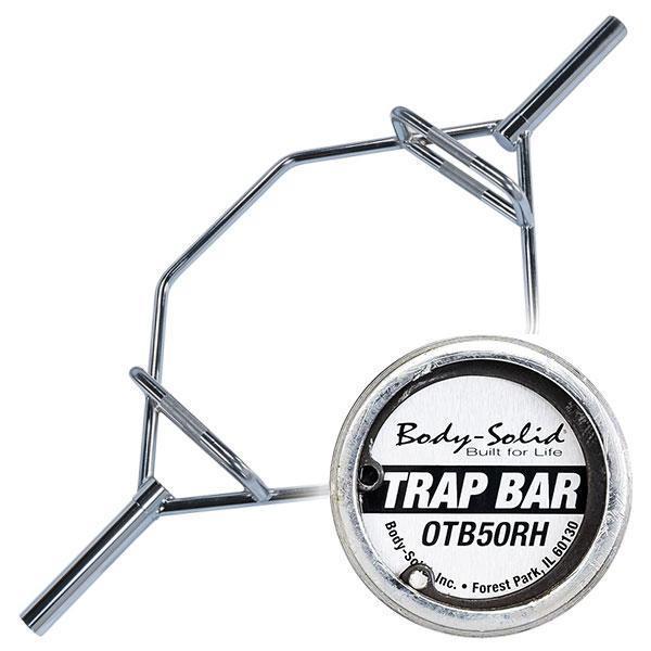 Body-Solid Olympic Shrug Bar with Raised Handles