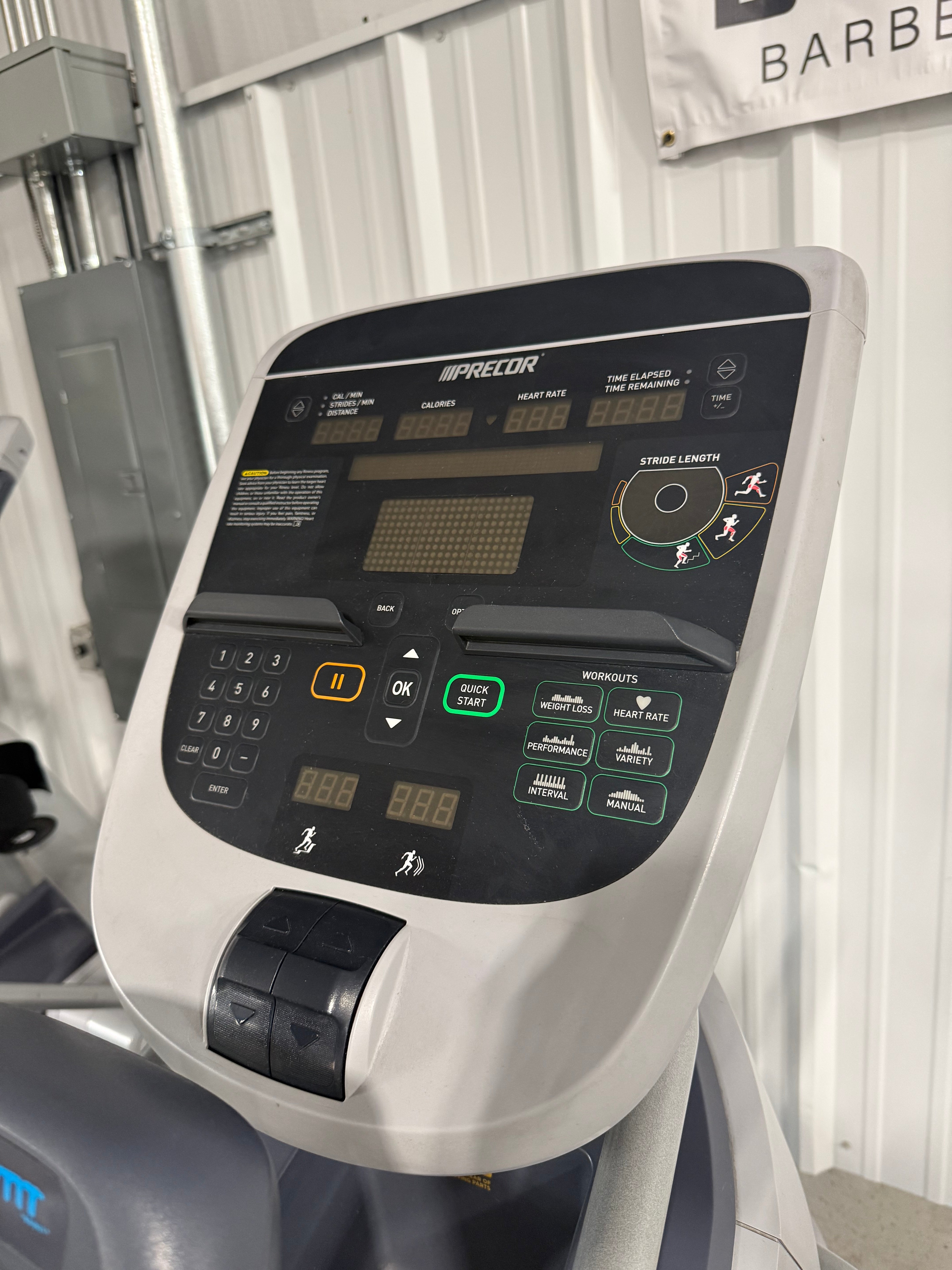 Precor AMT 835 with Open Stride and P30 Console (Certified Pre-Owned)