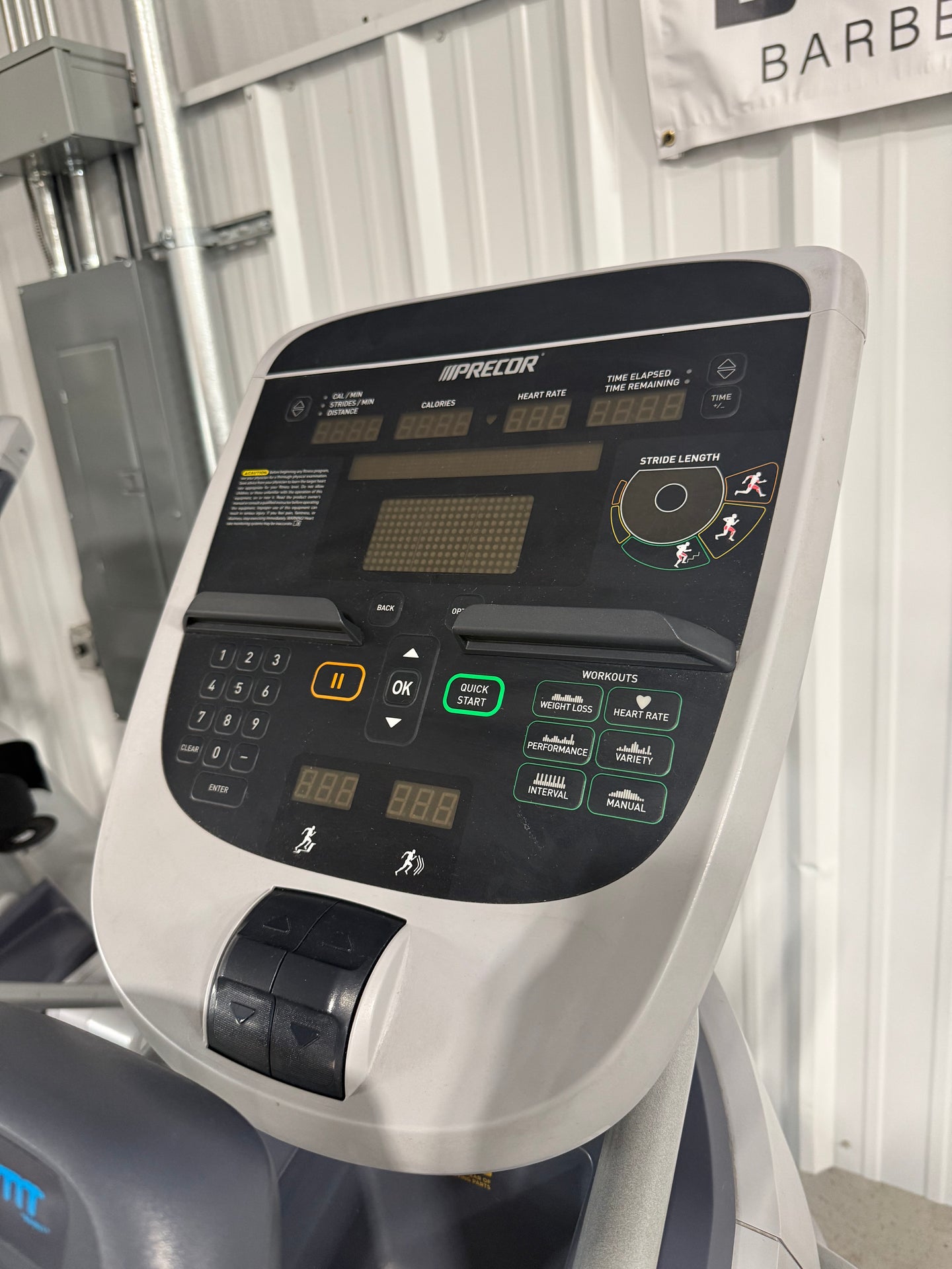 Precor AMT 835 with Open Stride and P30 Console (Certified Pre-Owned)