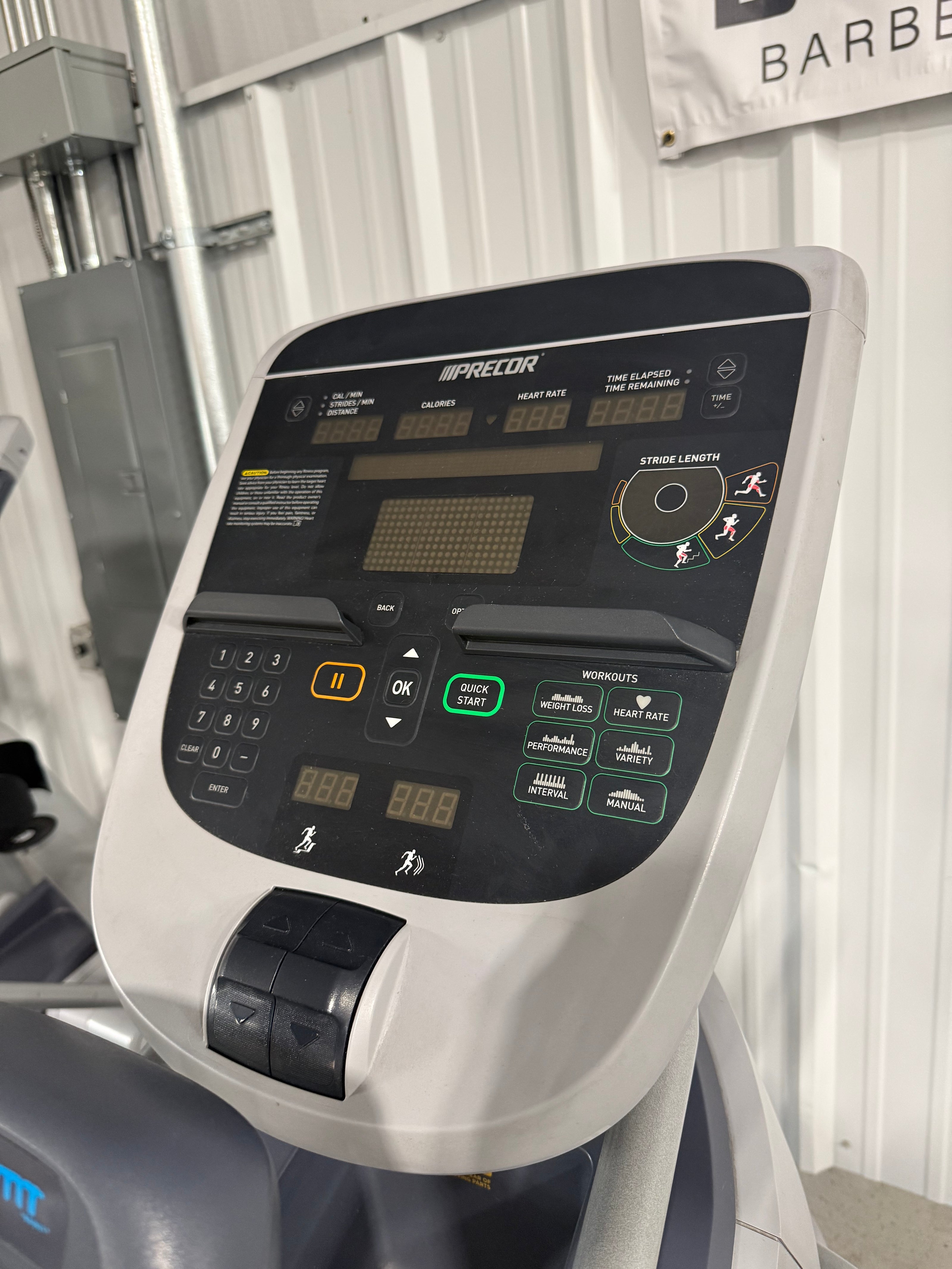 Precor AMT 835 with Open Stride and P30 Console (Certified Pre-Owned)