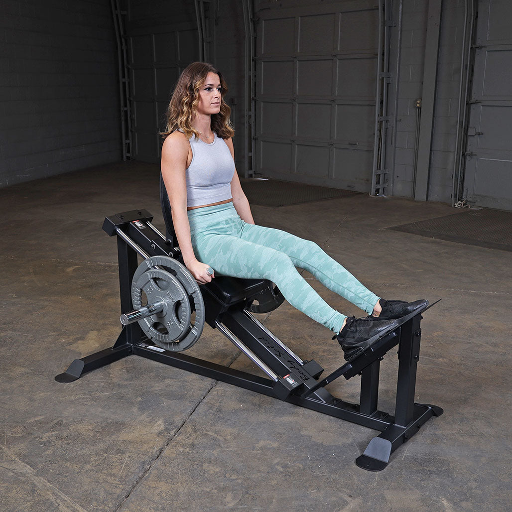 Body-Solid Compact Leg Press - leg press extended