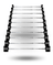 Rubber Fixed Pro Straight Barbell Set