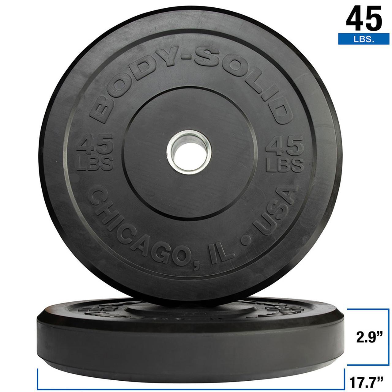 Body Solid Chicago Extreme Bumper Plates