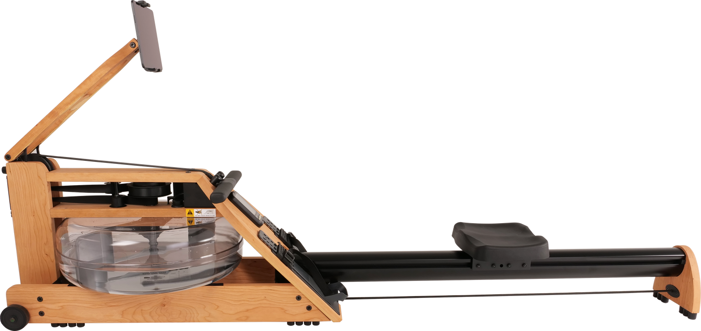 WaterRower HYBRID BLE CHERRY Rowing Machine with arm