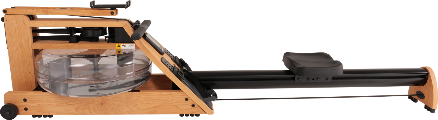 WaterRower HYBRID BLE CHERRY Rowing Machine with arm