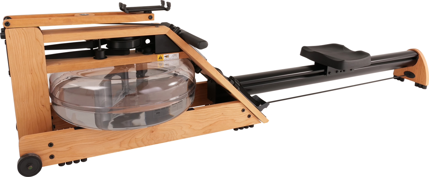 WaterRower HYBRID BLE CHERRY Rowing Machine with arm