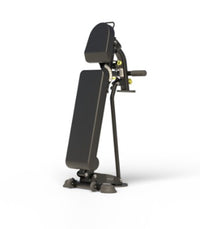 Fitness Hoist HF 5167 7 Position Folding FID Bench - New Matte Black Color