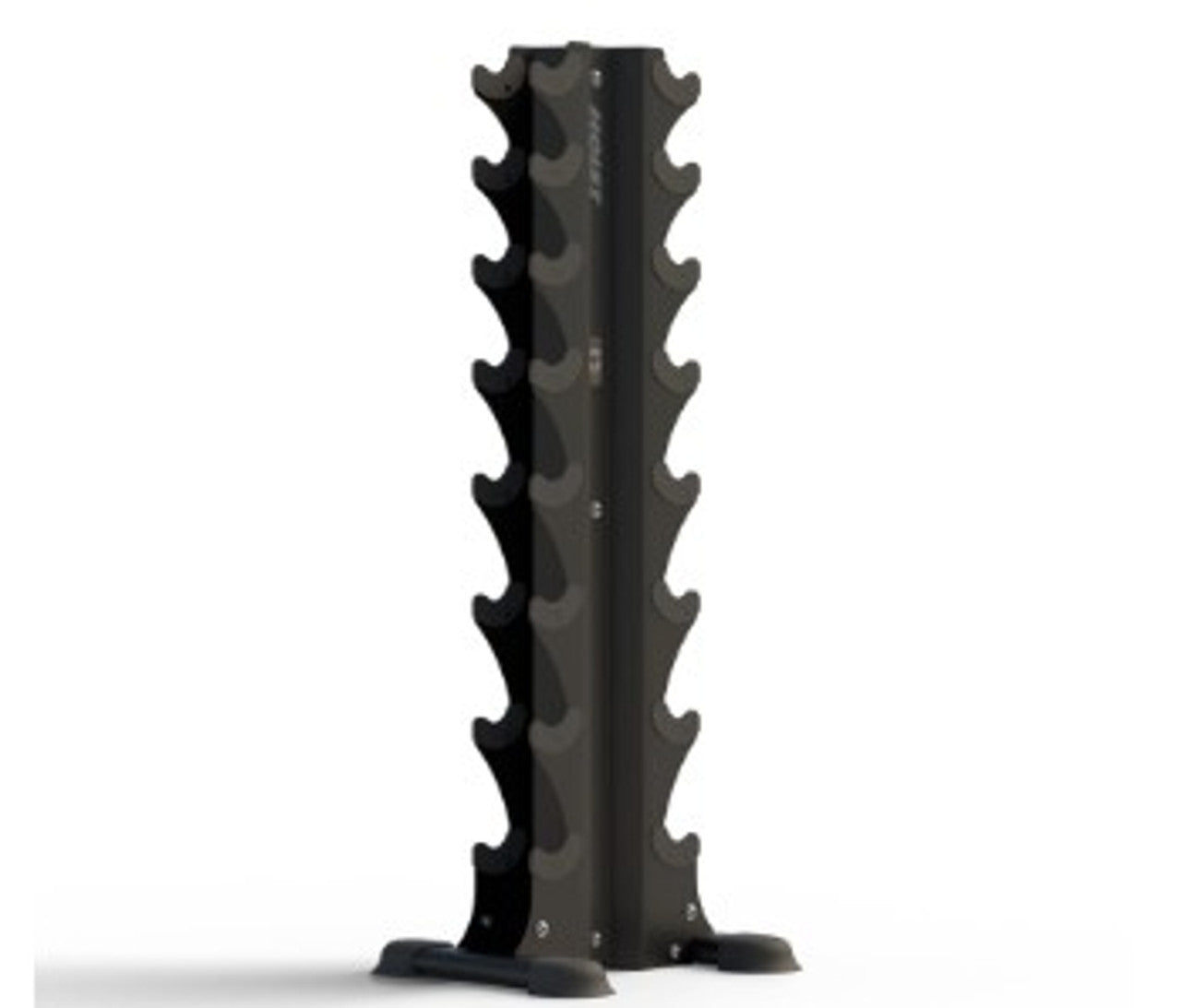 Hoist Fitness HF 5460 Eight Pair Vertical Dumbbell Rack - New Matte Black Color