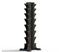 Hoist Fitness HF 5460 Eight Pair Vertical Dumbbell Rack - New Matte Black Color