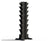 Hoist Fitness HF 5460 Eight Pair Vertical Dumbbell Rack - New Matte Black Color