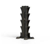Hoist Fitness HF 5459 - Five Pair Vertical Dumbbell Rack - New Matte Black Color