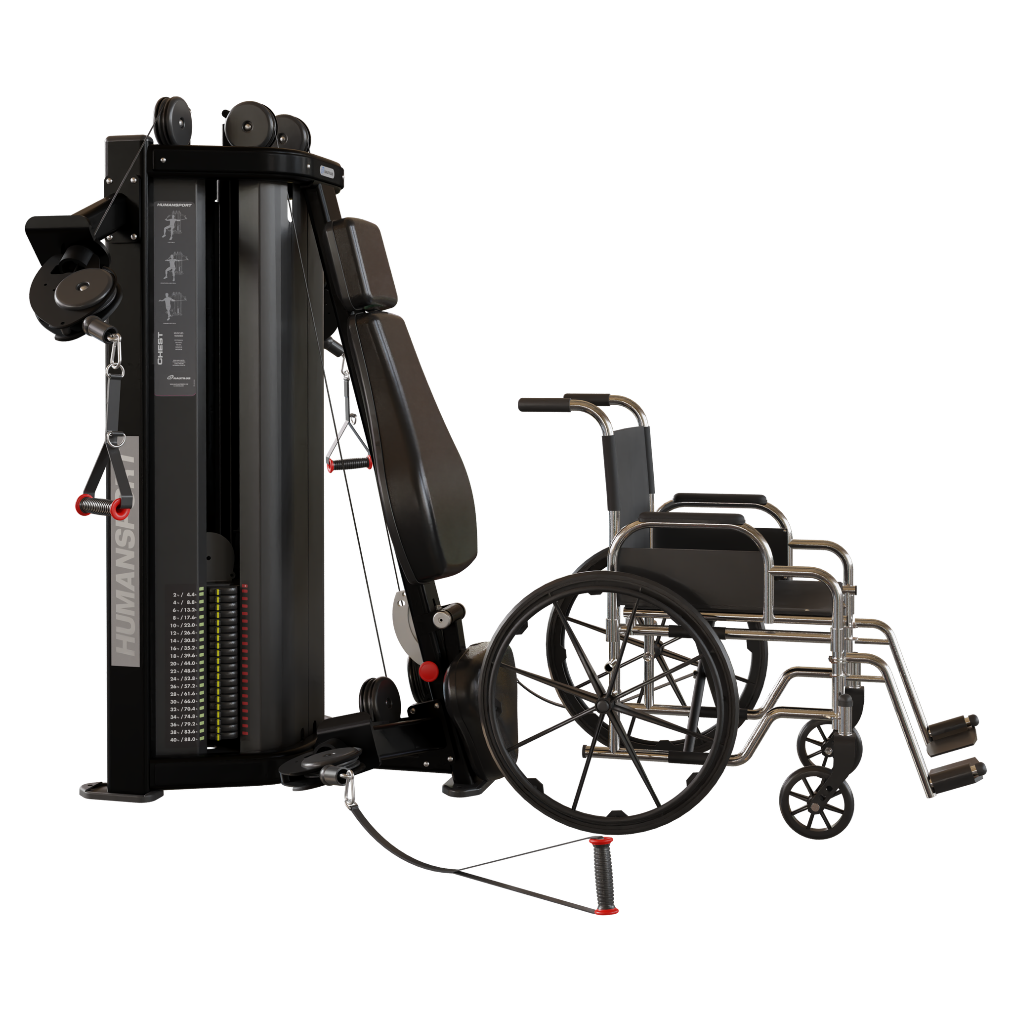 Nautilus HumanSport Hombro Pecho