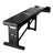 PRx Profile Flat Folding Weight Bench deployed inside a wall-mounted rack