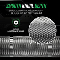 20kg Wonder Bar Stainless Steel Barbell