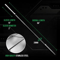 20kg Wonder Bar Stainless Steel Barbell