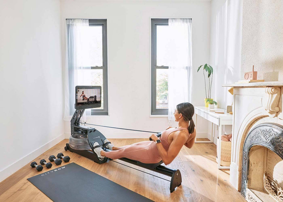 WaterRower HYBRID CityRow Connect OAK Rowing Machine