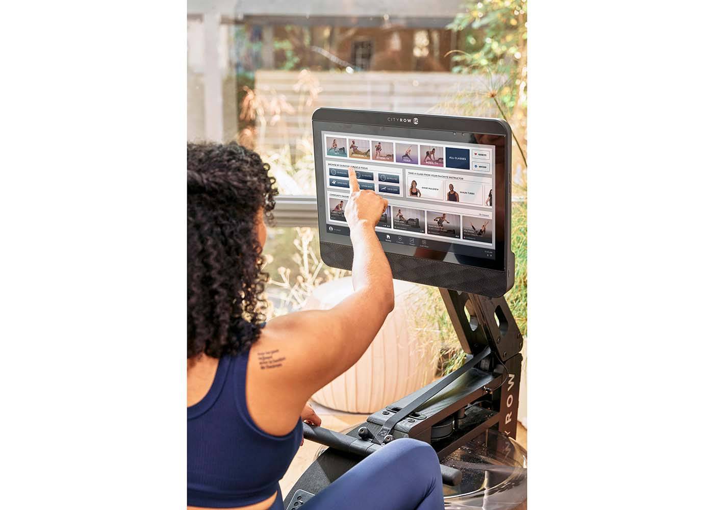 WaterRower HYBRID CityRow Connect WALNUT Rowing Machine
