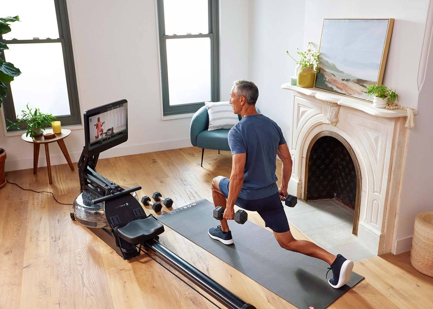 WaterRower HYBRID CityRow Connect VINTAGE Rowing Machine