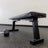 PRx Compact Flat Weight Bench folded to 7 inches thick