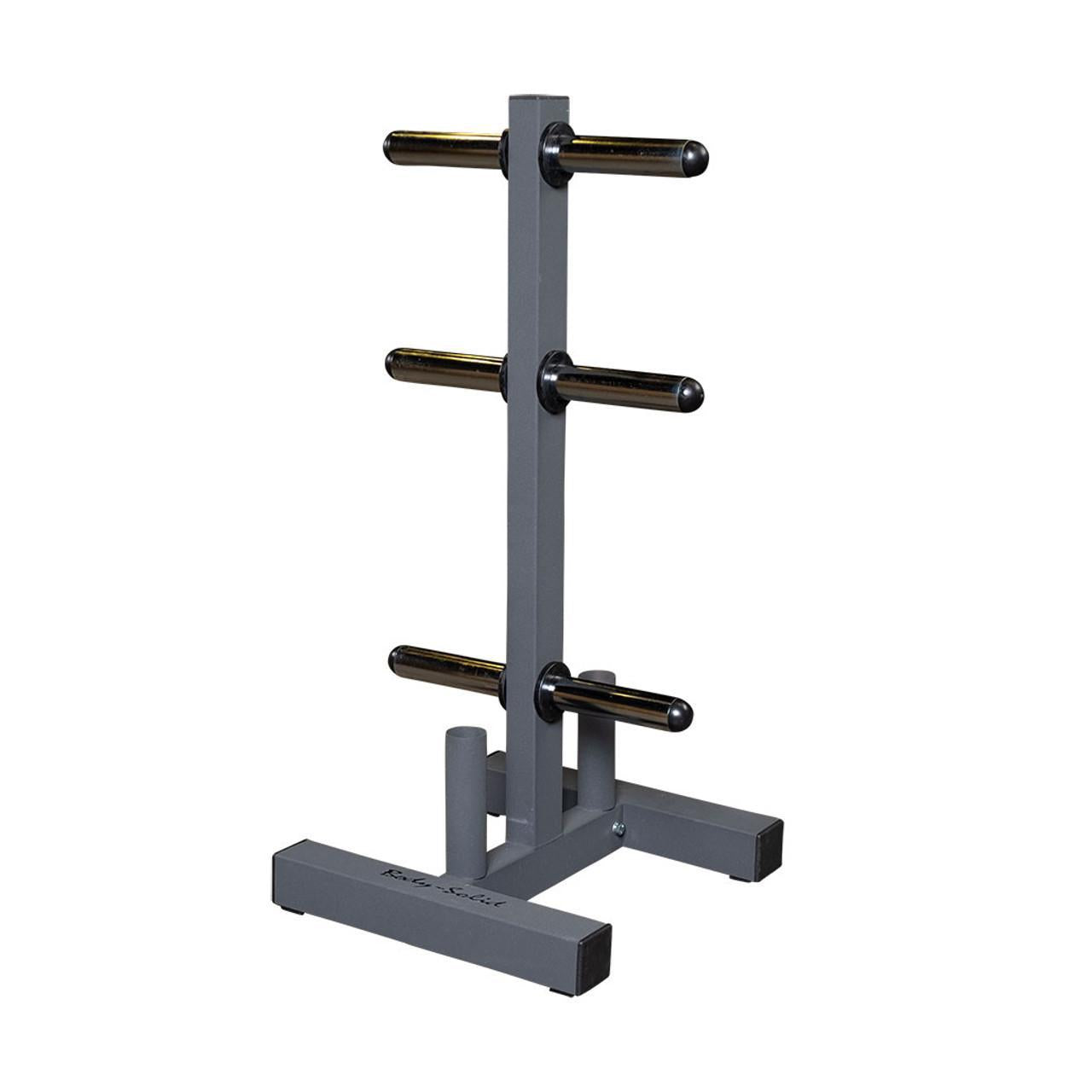 Árbol de pesas de 6 postes y soporte de barra para discos olímpicos Body-Solid