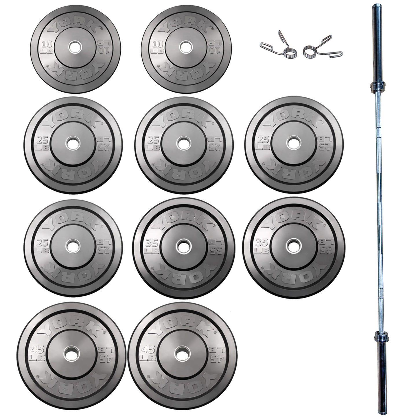 Rubber Training Bumper Plate Set