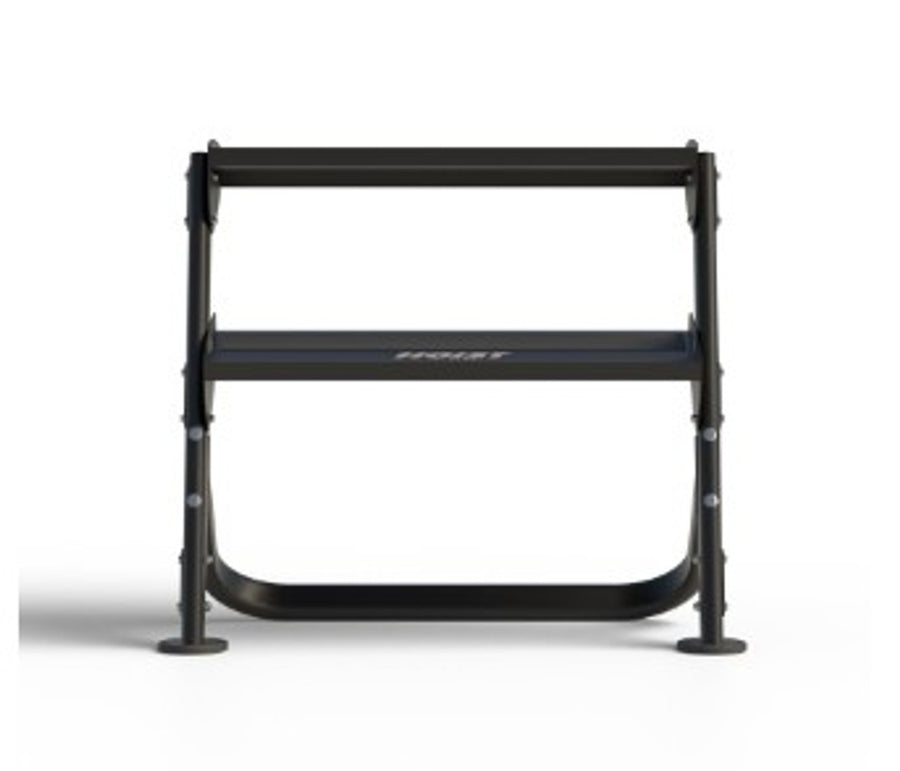 Hoist Fitness 36" Horizontal Dumbbell Rack HF 5461-36 - New Matte Black Color