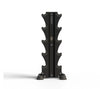 Hoist Fitness HF 5459 - Five Pair Vertical Dumbbell Rack - New Matte Black Color