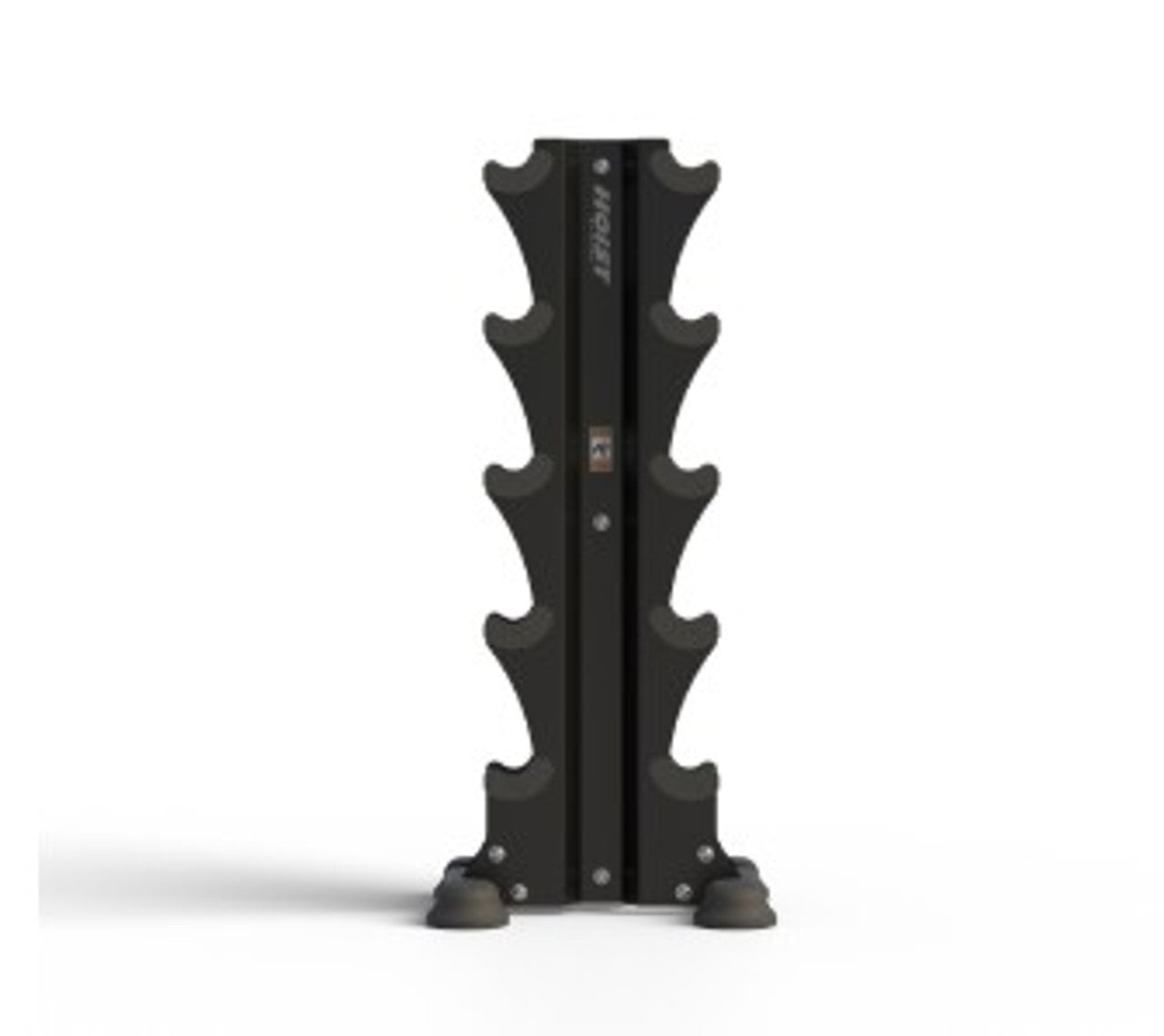 Hoist Fitness HF 5459 - Five Pair Vertical Dumbbell Rack - New Matte Black Color